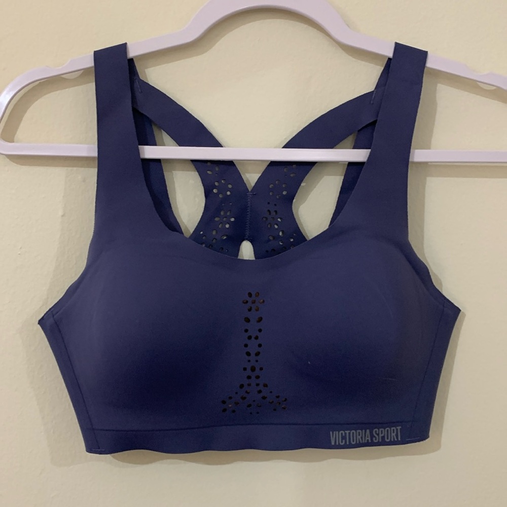 Blue Victorias Secret padded sports bra